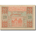Banknote, Austria, Gaming, 20 Heller, Eglise 1920-12-31, UNC(63), Mehl:FS 220a