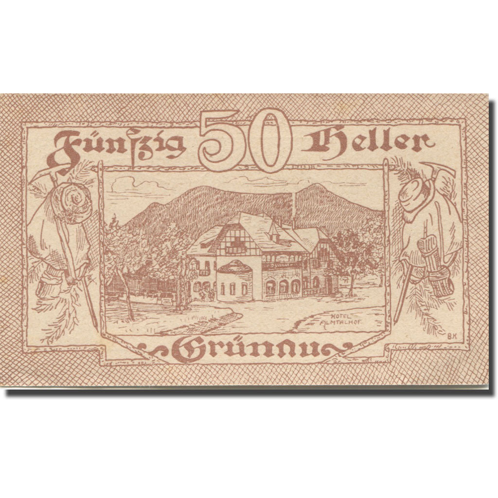 Banknote, Austria, Grünau, 50 Heller, ferme 1920-11-31, UNC(63), Mehl:FS 300a