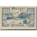 Banknote, Austria, Grünau, 10 Heller, lac 1920-11-31, UNC(65-70) Mehl:FS 300a