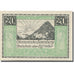 Banknote, Austria, Sonnberg, 20 Heller, paysage, 1920 UNC(65-70) Mehl:FS 1004a