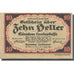 Banknote, Austria, Landesrat, 10 Heller, Blason, 1920 AU(55-58) Mehl:FS 427