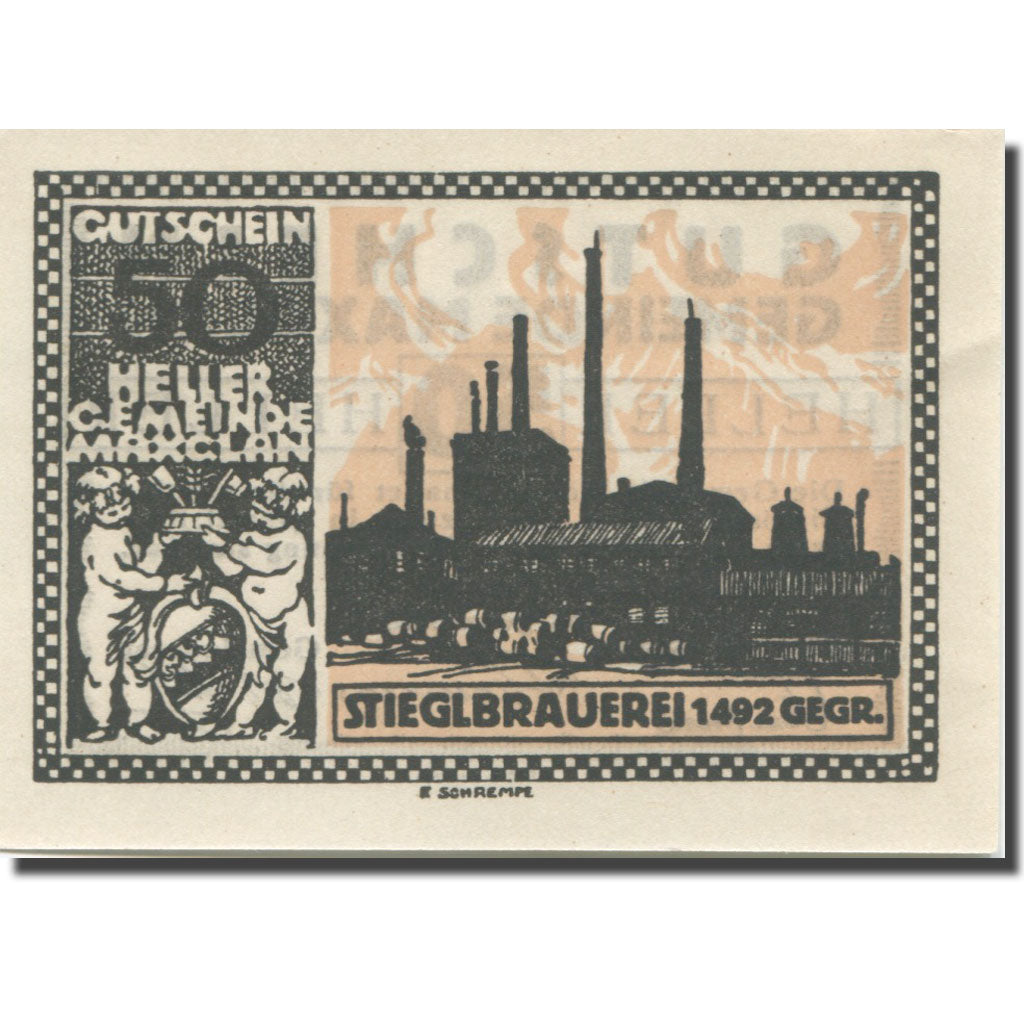 Banknote, Austria, Maxglan, 50 Heller, Usine 1920-11-01, UNC(63), Mehl:FS 602a