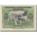 Banknote, Austria, Saalfelden, 10 Heller, montagne, 1920, UNC(63), Mehl:FS 859b