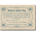 Banknote, Austria, Lebing, 80 Heller, route 1920-12-31, UNC(63), Mehl:FS 508a
