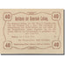 Banknote, Austria, Lebing, 40 Heller, château, 1920 UNC(63) Melh:FS 508a
