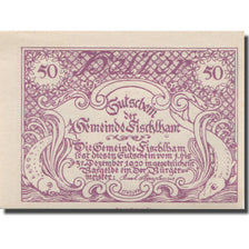 Banknote, Austria, Fischlham, 50 Heller, Eglise 1920-12-31, UNC(63) Mehl:FS 203I