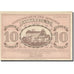 Banknote, Austria, Rannariedl, 10 Heller, château, 1920 UNC(63) Mehl:FS 818c