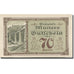 Banknote, Austria, Mutters, 70 Heller, pont 1920-12-31, UNC(63), Mehl:FS 641a