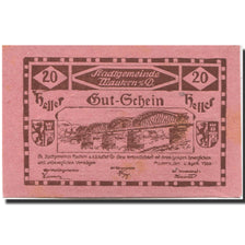 Geldschein, Österreich, Mautern, 20 Heller, pont, 1920 UNZ- Mehl:FS 600IIe2