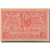Banknote, Austria, Aichkirchen, 10 Heller, Eglise, 1921 UNC(63) Mehl:FS 11a