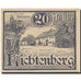 Banknote, Austria, Lichtenberg, 20 Heller, ferme, 1920  UNC(63) Mehl:FS 518a