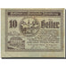 Banknote, Austria, Lohnsburg, 10 Heller, Eglise, 1920 UNC(63) Mehl:FS 561II