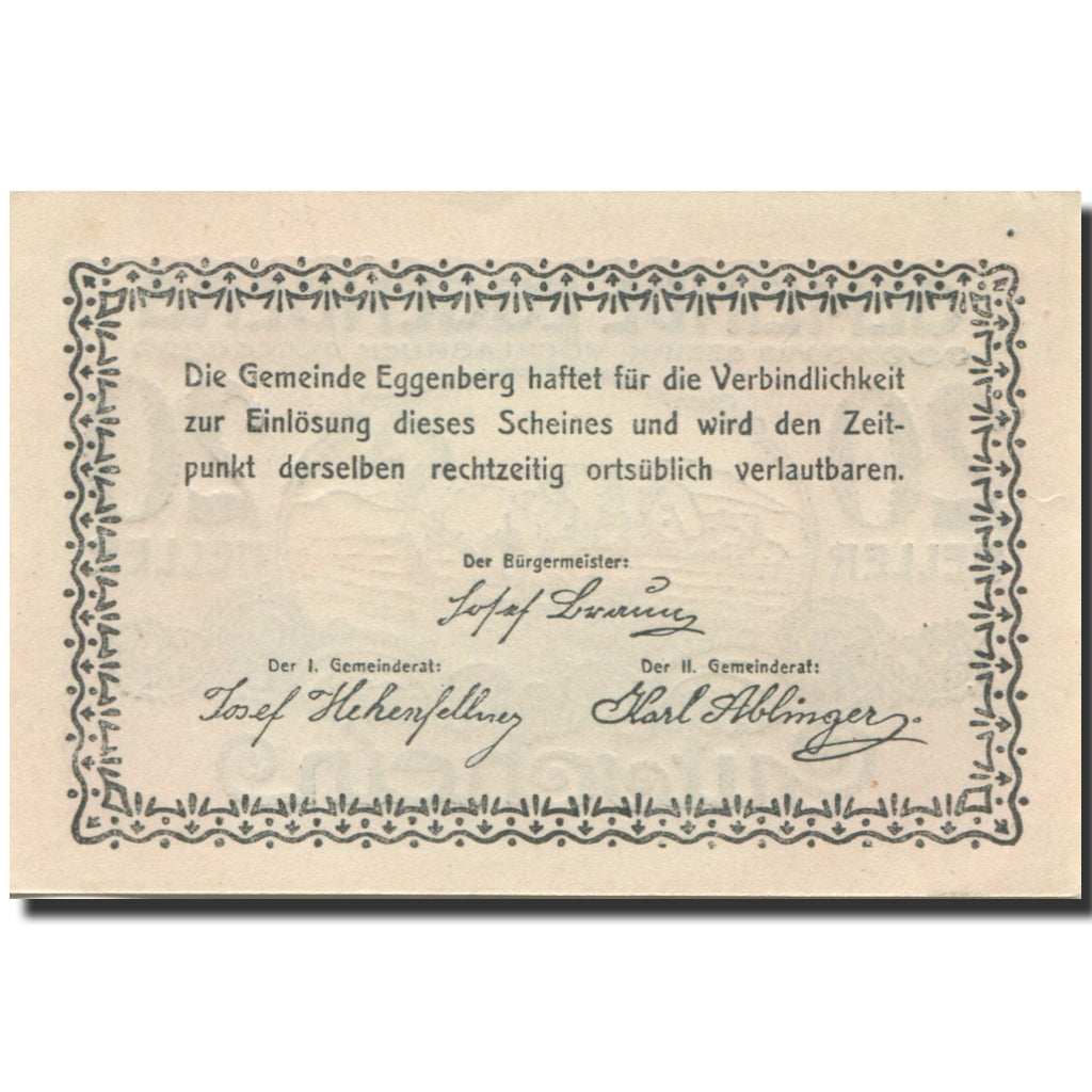 Banconote, Austria, Eggenberg, 20 Heller, champs, SPL, Mehl:FS 161