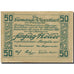 Banknote, Austria, Diersbach, 50 Heller, village, 1920 UNC(63) Mehl:FS 122a