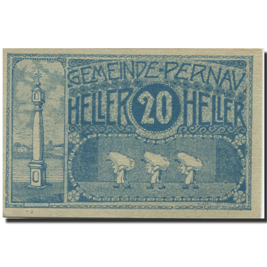 Banknote, Austria, Pernau, 20 Heller, champs 1920-10-31, UNC(63), Mehl:FS 734II