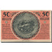 Banknote, Austria, Schwarzach, 50 Heller, montagne, 1920 UNC(63) Mehl:FS 978