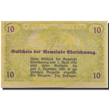 Banknote, Austria, Eberschwang, 10 Heller, château, 1920, UNC(63) Mehl:FS 145a