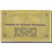 Banknote, Austria, Eberschwang, 10 Heller, château, 1920, UNC(63) Mehl:FS 145a