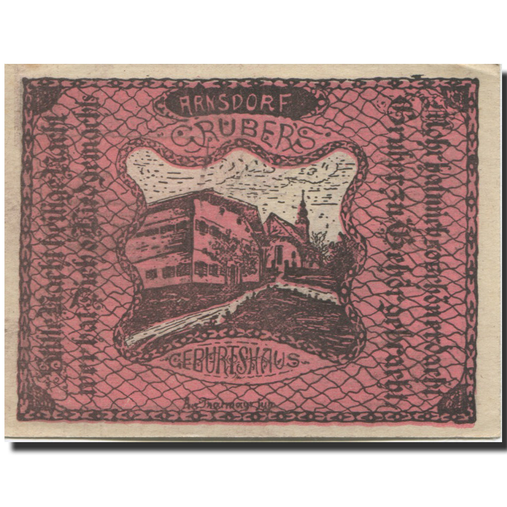 Banknote, Austria, Arnsdorf, 50 Heller, village, 1920, UNC(63) Mehl:FS 1122