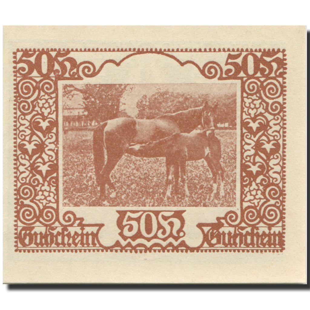 Banconote, Austria, Marienkirchen, 50 Heller, Blason, SPL, Mehl:FS 910