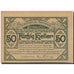Biljet, Oostenrijk, Kirchdorf, 50 Heller, Eglise 1920-12-31, SPL Mehl:FS 444a