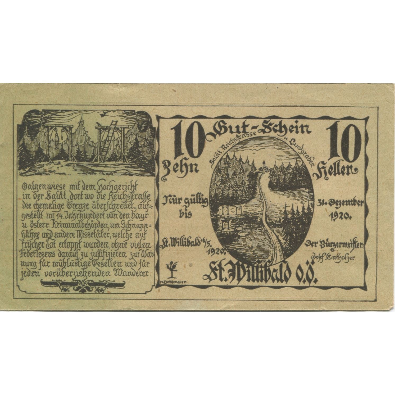 Banknote, Austria, Willibald, 10 Heller, rue 1920-12-31, UNC(63), Mehl:FS 946Ad