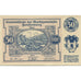 Banknote, Austria, Senftenberg, 50 Heller, château, 1920 UNC(63) Mehl:FS 993g