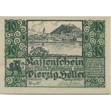 Billet, Autriche, Hainburg, 40 Heller, paysage 1920-12-31, SPL Mehl:FS 337a