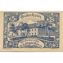 Banknote, Austria, Langacker, 50 Heller, château, 1920 UNC(63) Mehl:FS 500a