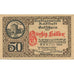 Banknote, Austria, Radstadt, 50 Heller, château, 1920 UNC(63) Mehl:FS 811