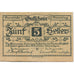 Banconote, Austria, Sierning, 5 Heller, Usine 1, 1921-07-01, SPL Mehl:FS 995b