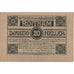 Nota, Áustria, Roitham, 20 Heller, paysage 1920-12-31, UNC(63), Mehl:FS 843a