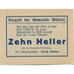 Banknote, Austria, Rustorf, 10 Heller, Blason, 1920 UNC(63) Mehl:FS 856a