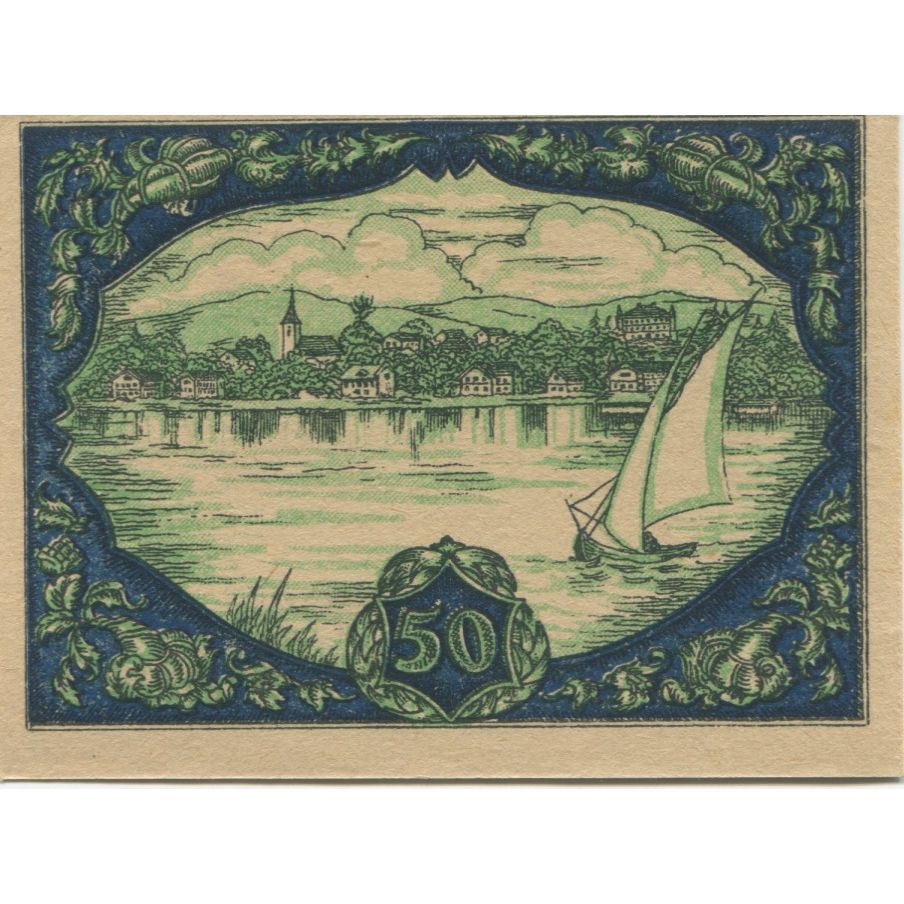 Banknote, Austria, Attersee, 50 Heller, lac, 1920, UNC(63), Mehl:FS 988a
