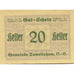 Banknote, Austria, Tumeltsham, 20 Heller face value 1920 UNC(63) Mehl:FS 1085IIb