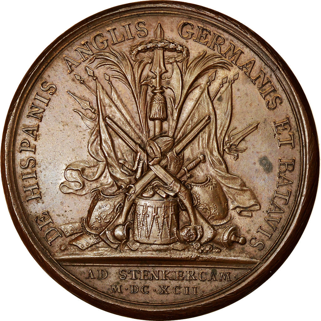 França, Medal, Louis XIV, Combat de Steenkerque, História, 1692, Mauger