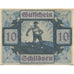 Banknot, Austria, Schildorn, 10 Heller, personnage 1920 UNC(63) Mehl:FS 959a