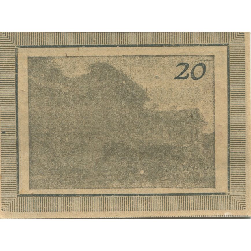 Banknote, Austria, Mauthausen, 20 Heller, rue, 1920 UNC(63) Mehl:FS 334Ib