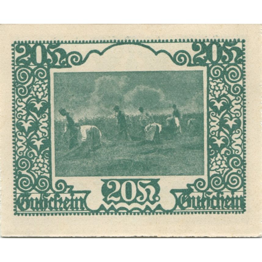 Banknote, Austria, Marienkirchen, 20 Heller, Eglise, 1920, UNC(63), Mehl:FS 910