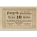 Billet, Autriche, Kleinmünchen, 10 Heller, Eglise 1920-12-31, SPL Mehl:FS 456a
