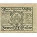 Banconote, Austria, Schörfling, 20 Heller, château, 1920 SPL Mehl:FS 971a