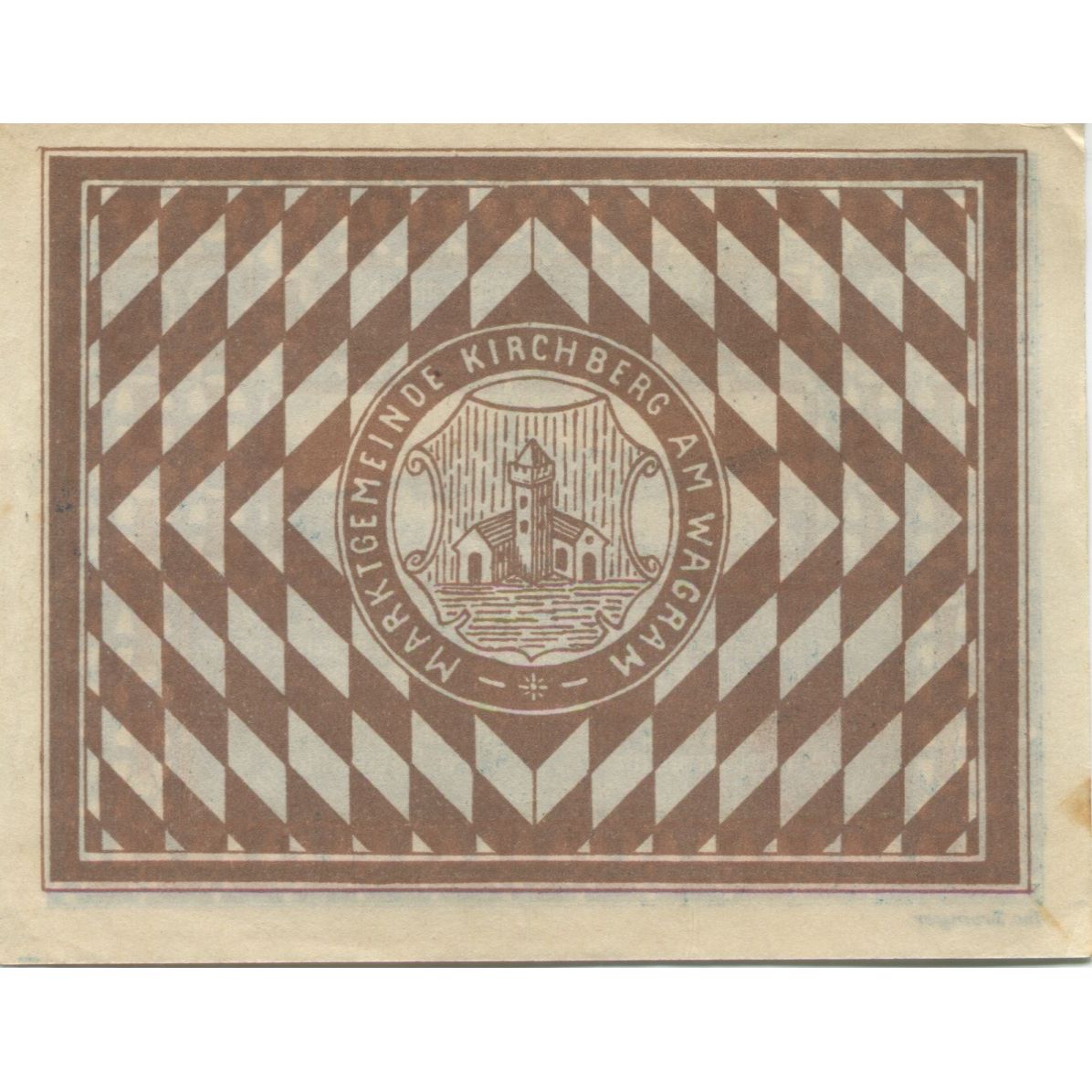 Banknote, Austria, Kirchberg, 80 Heller, Blason, 1920, UNC(63) Mehl:FS 439IIa