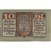 Billete, Austria, St Johann, 10 Heller, Blason 1921-02-28, SC, Mehl:FS 898c