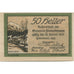 Billete, Austria, Sieberbrunn, 50 Heller, paysage 1921-01-31, SC Mehl:FS 200Ic