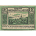 Nota, Áustria, Niedertalheim, 10 Heller, paysage 1920-12-31 UNC(63) Mehl:FS 672a