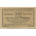 Banknote, Austria, Mülheim, 10 Heller, château, 1920 UNC(63) Mehl:FS 631a1