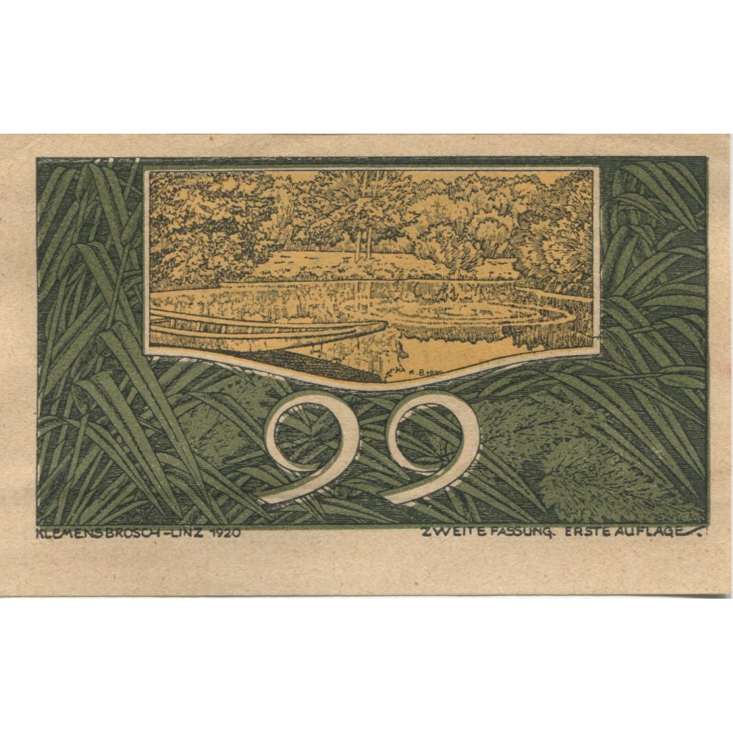 Billete, Austria, St Georgen, 99 Heller, lac, 1920, SC, Mehl:FS 886IIb