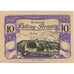 Banconote, Austria, Palting-Perwang, 10 Heller, Eglise, 1921 SPL Mehl:FS 720a3