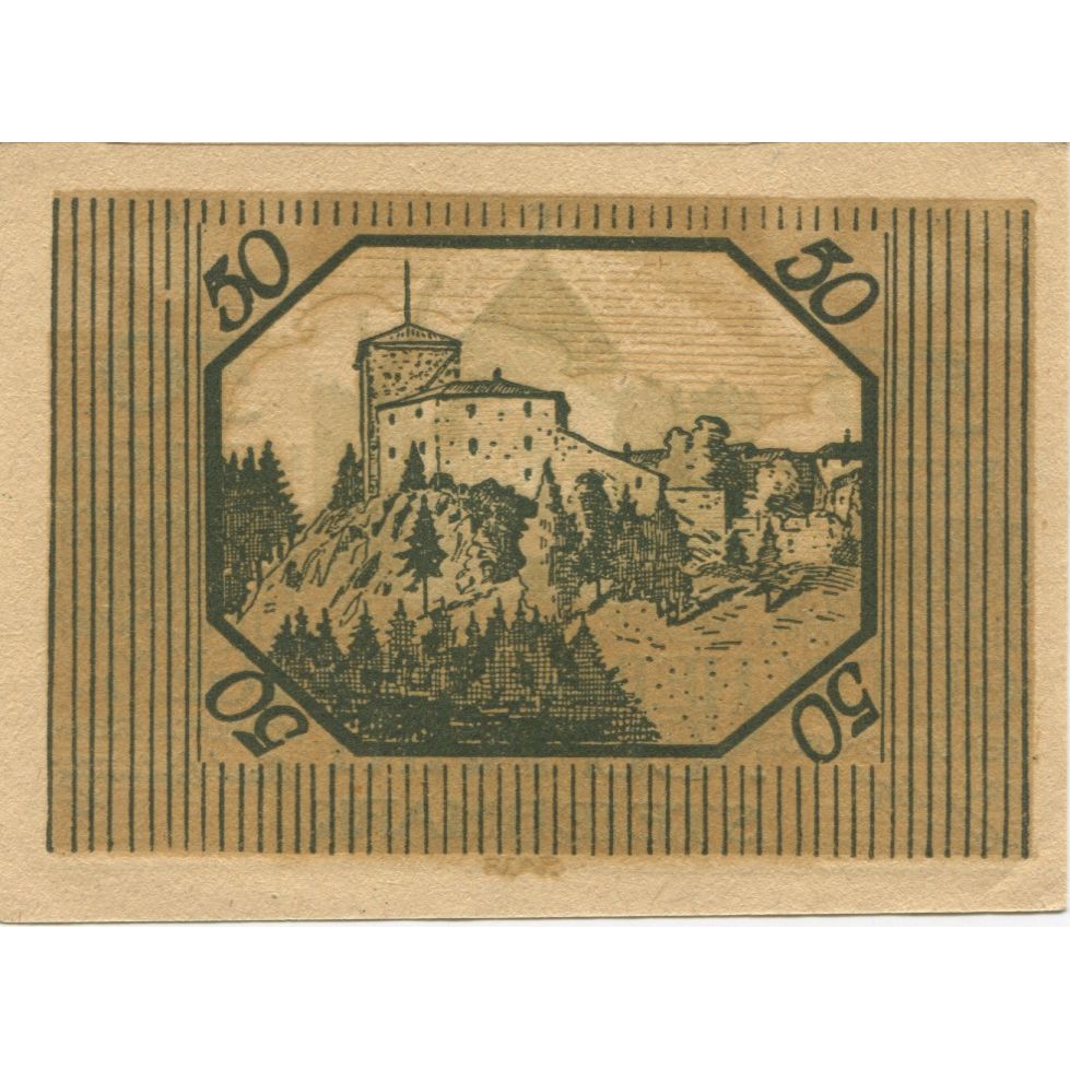 Billete, Austria, Neumarkt, 50 Heller, château 1921-03-31, SC, Mehl:FS 661a
