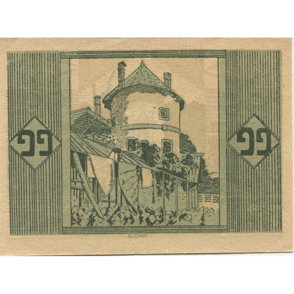 Billete, Austria, Neumarkt, 99 Heller, Eglise 1921-03-31, SC Mehl:FS 661b